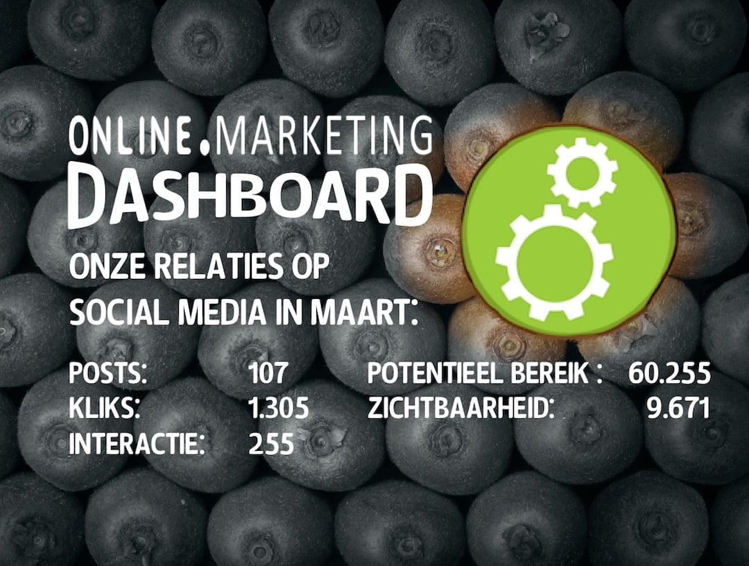 Online zichtbaarheid maart